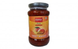 Mannat Pickle Sweet Mango   Glass Jar  500 grams